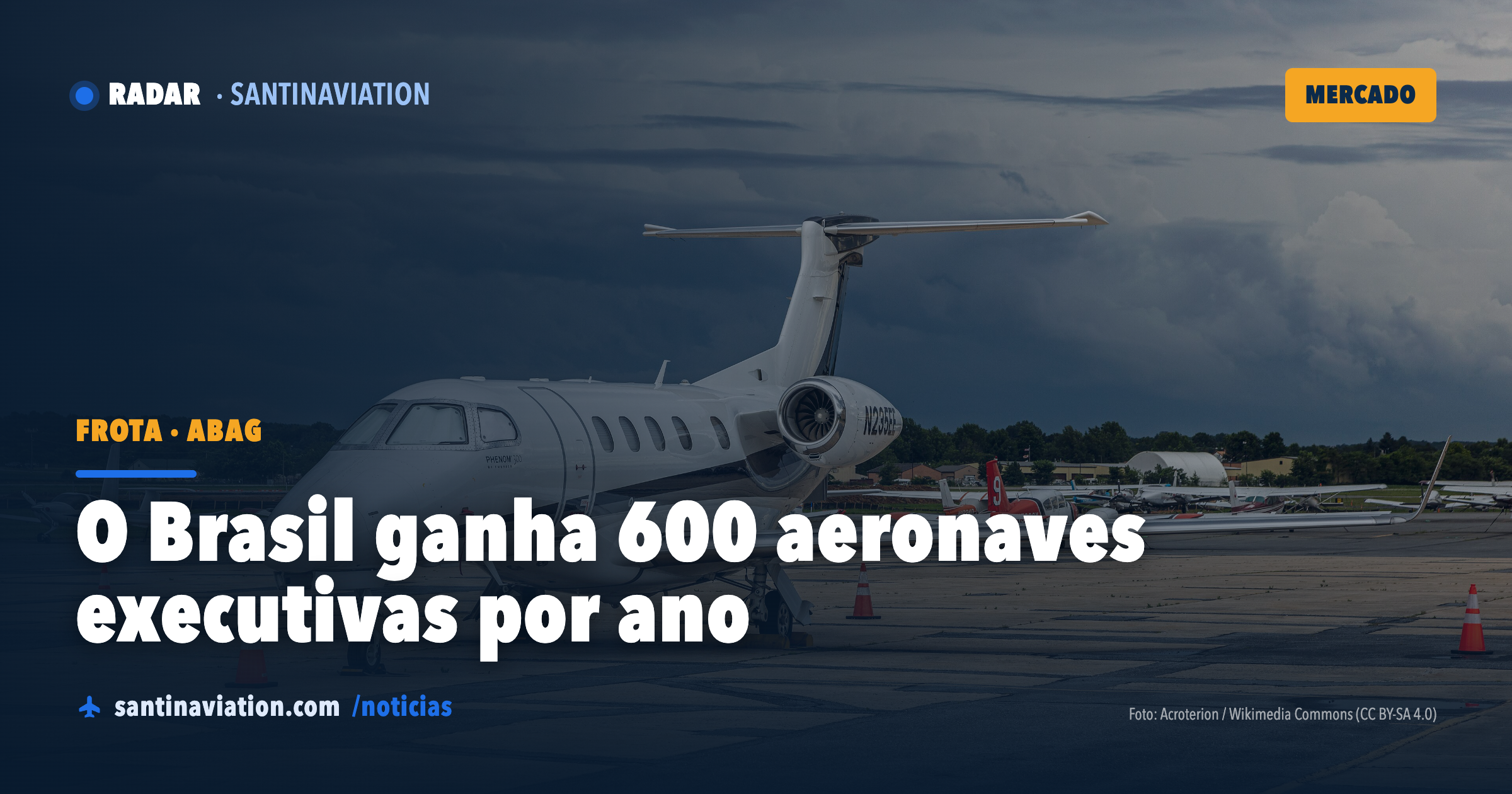 Brasil chega a 11.375 aeronaves executivas e mantém a segunda maior frota do mundo