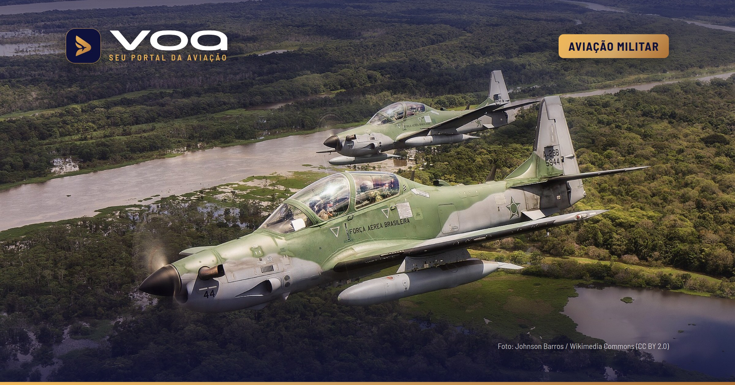 Super Tucano vai ganhar sistema para combater drones em 2026
