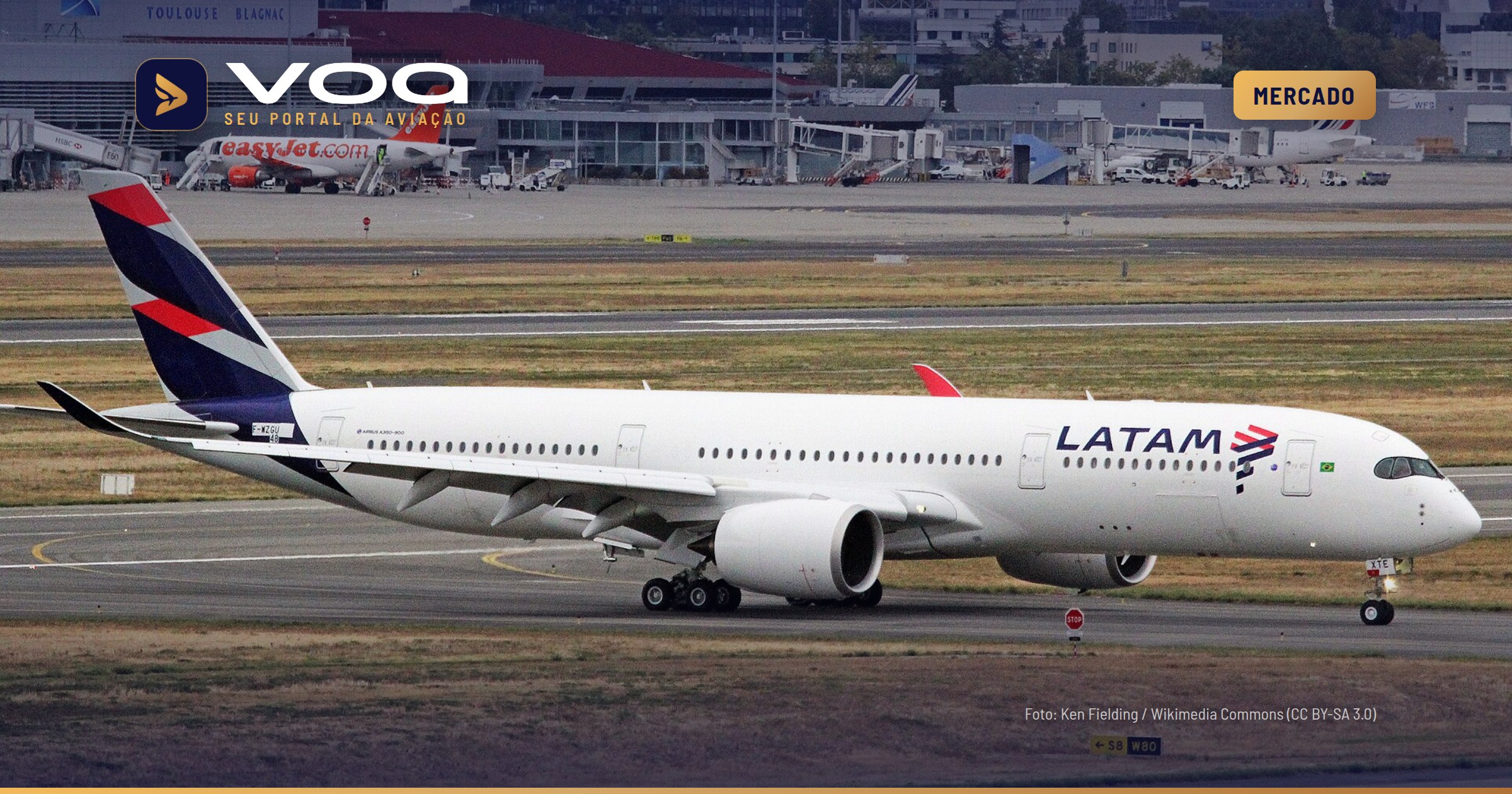 S&P eleva rating da Latam a BB+ após alta de 27,9% na receita de passageiros
