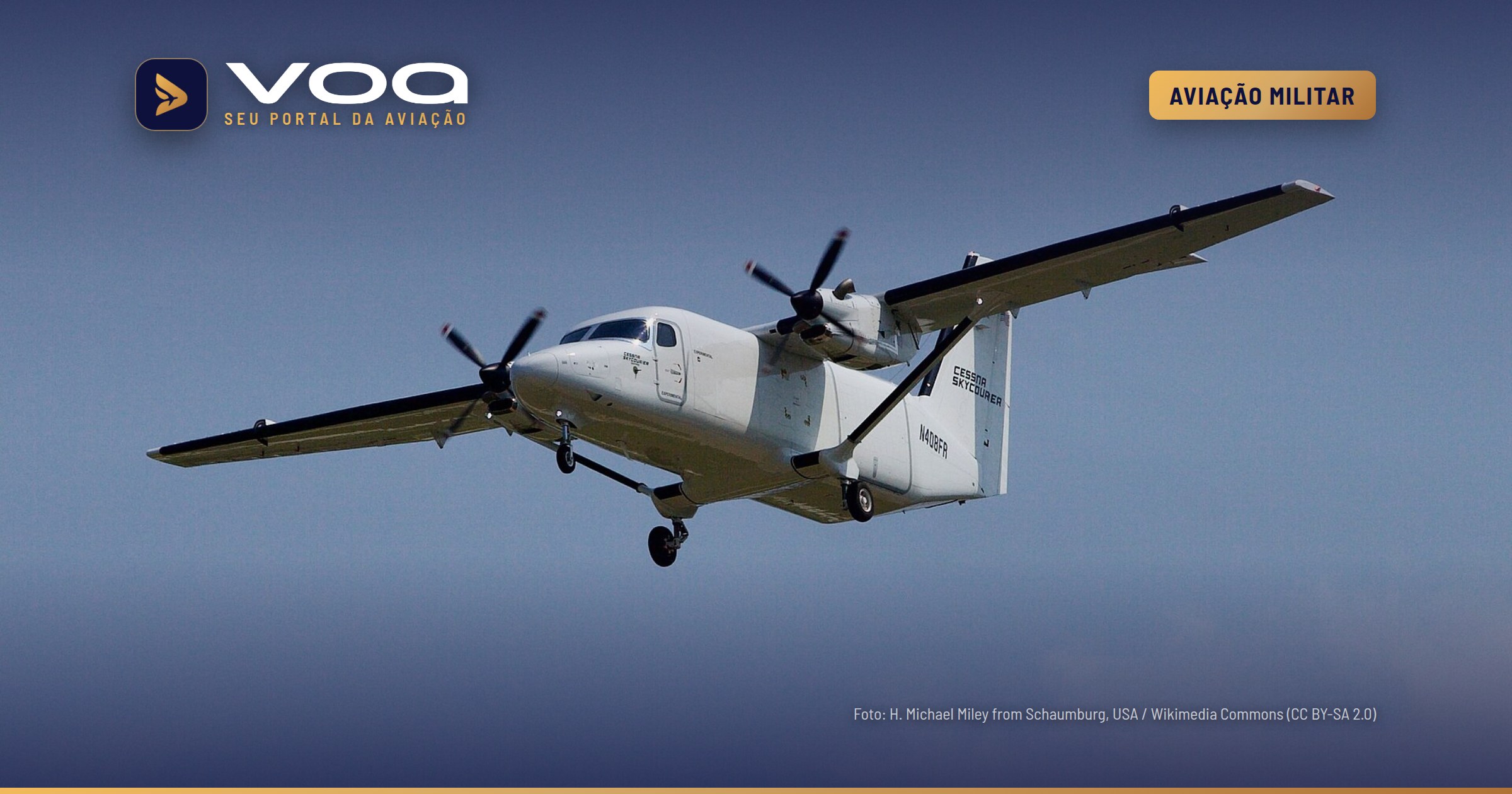 Financiada por Itaipu, Força Aérea do Paraguai recebe Cessna C408
