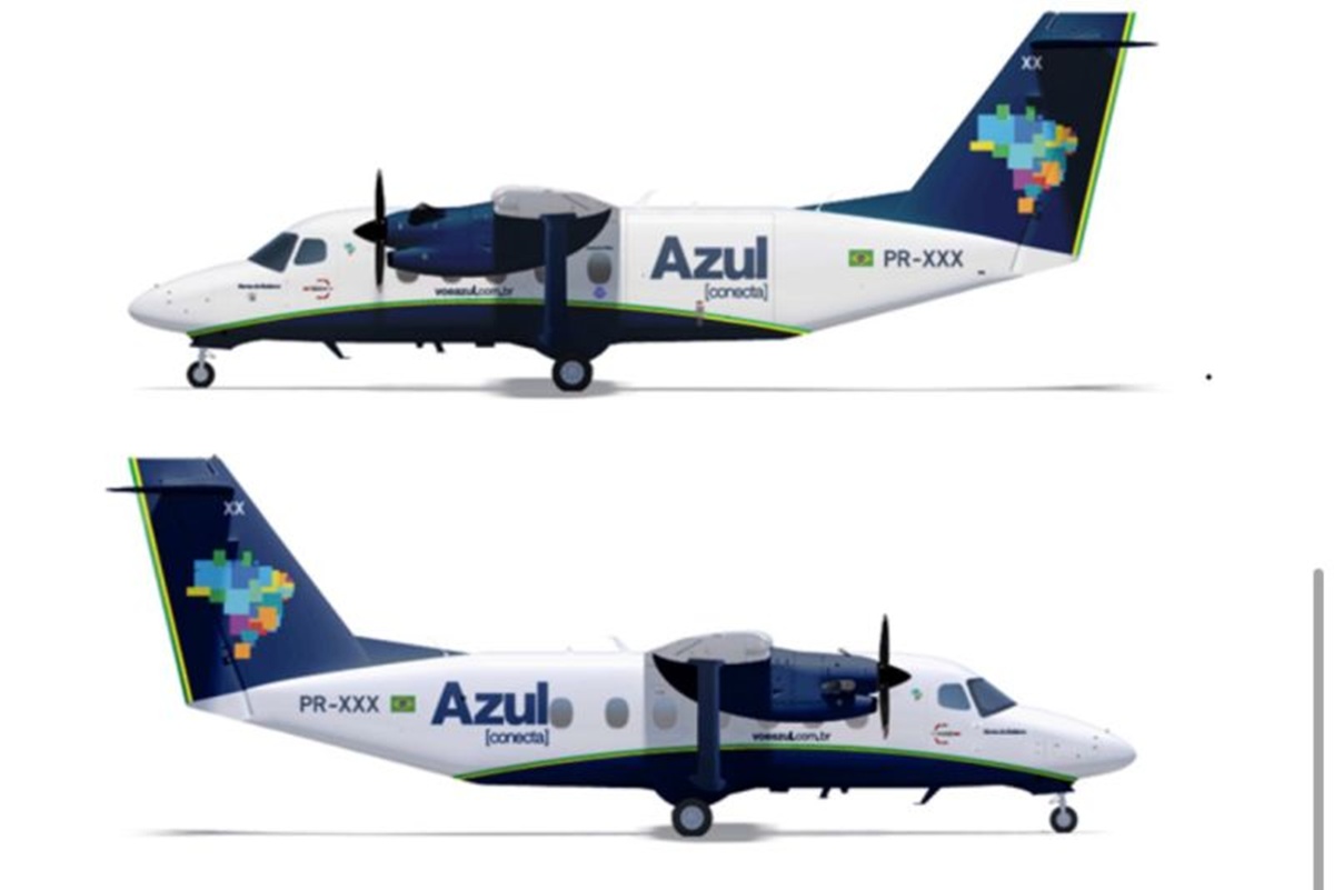Primeiro SkyCourier da Azul Conecta inicia viagem ao Brasil