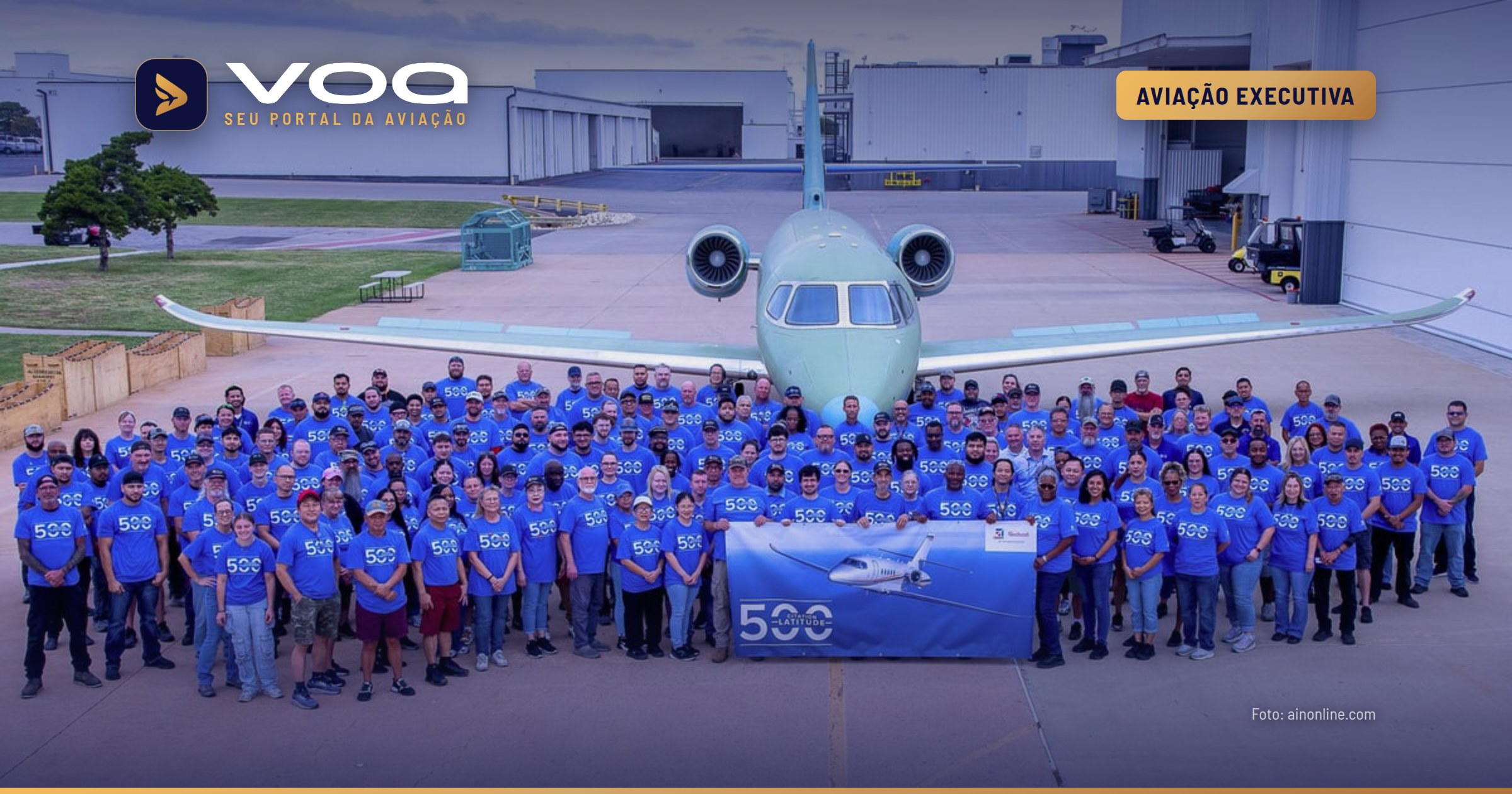 Textron apresenta o 500º Citation Latitude