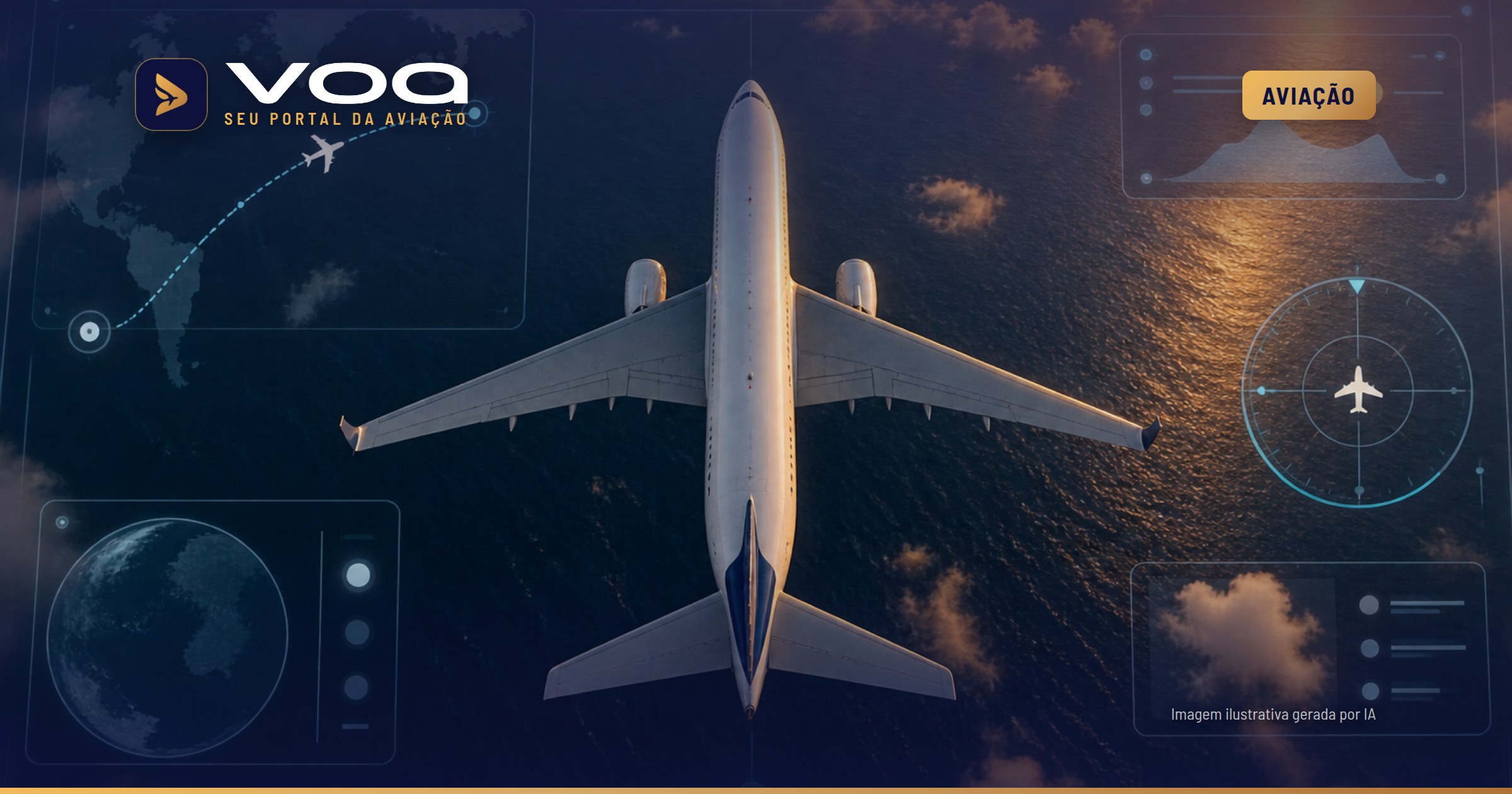 Como o ADS-B mostra voos em tempo real até sobre os oceanos