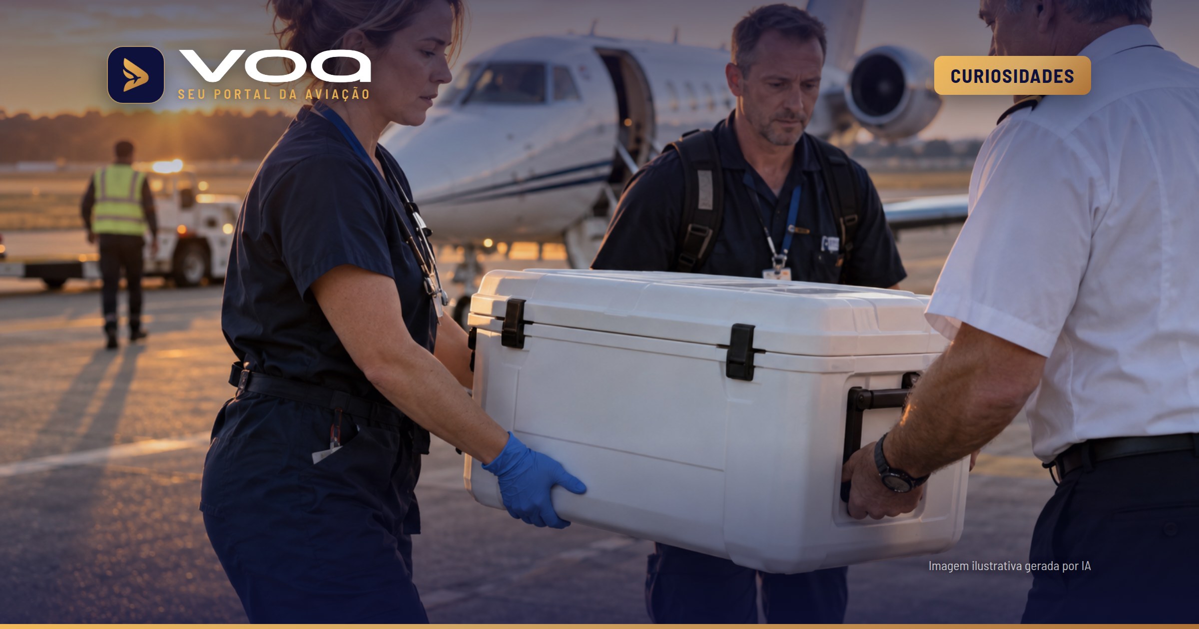 Aviação já transportou 78 mil itens para transplante no Brasil