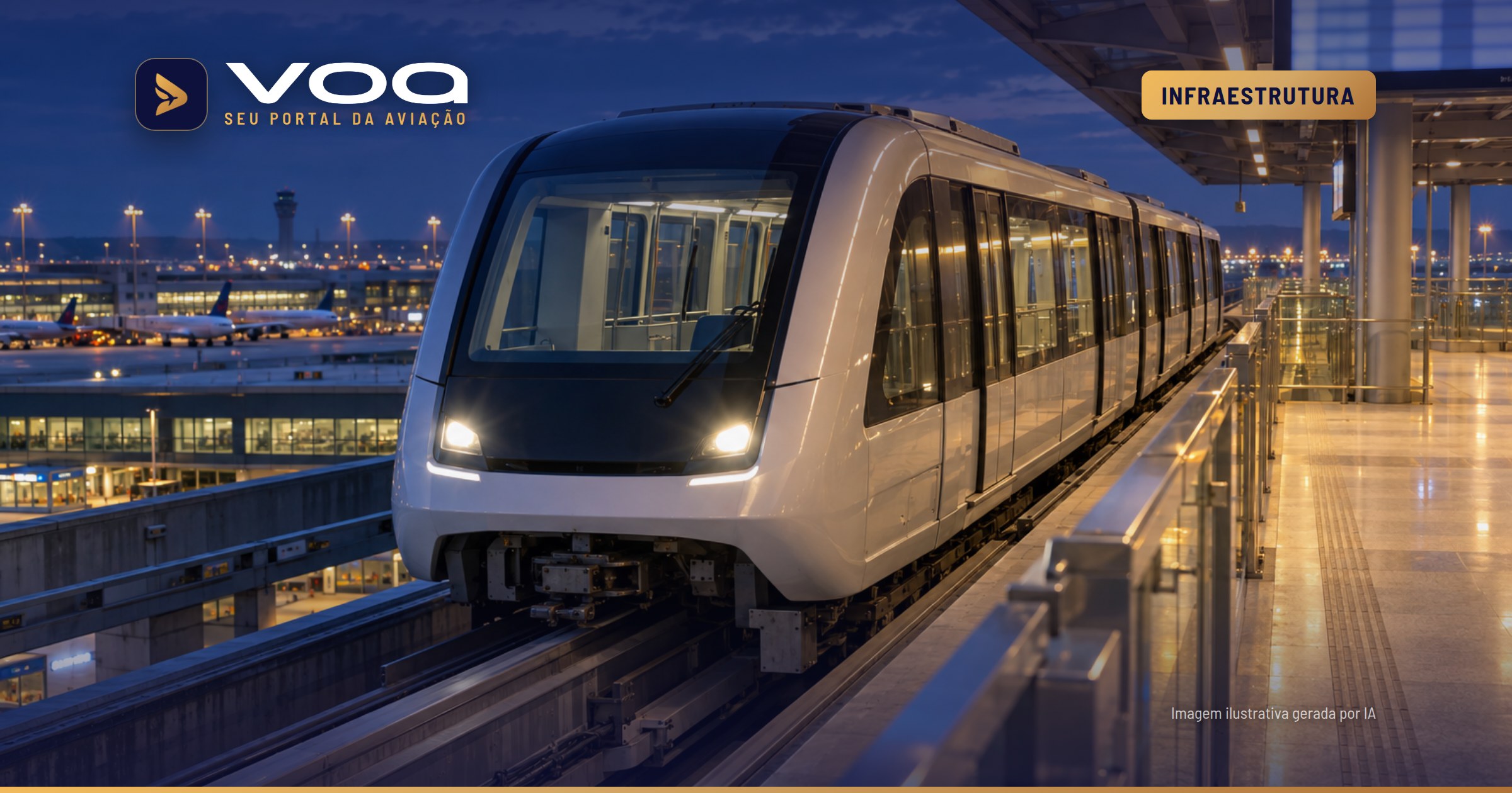 Aeromóvel de Guarulhos agora funciona das 4h à 0h, como o trem
