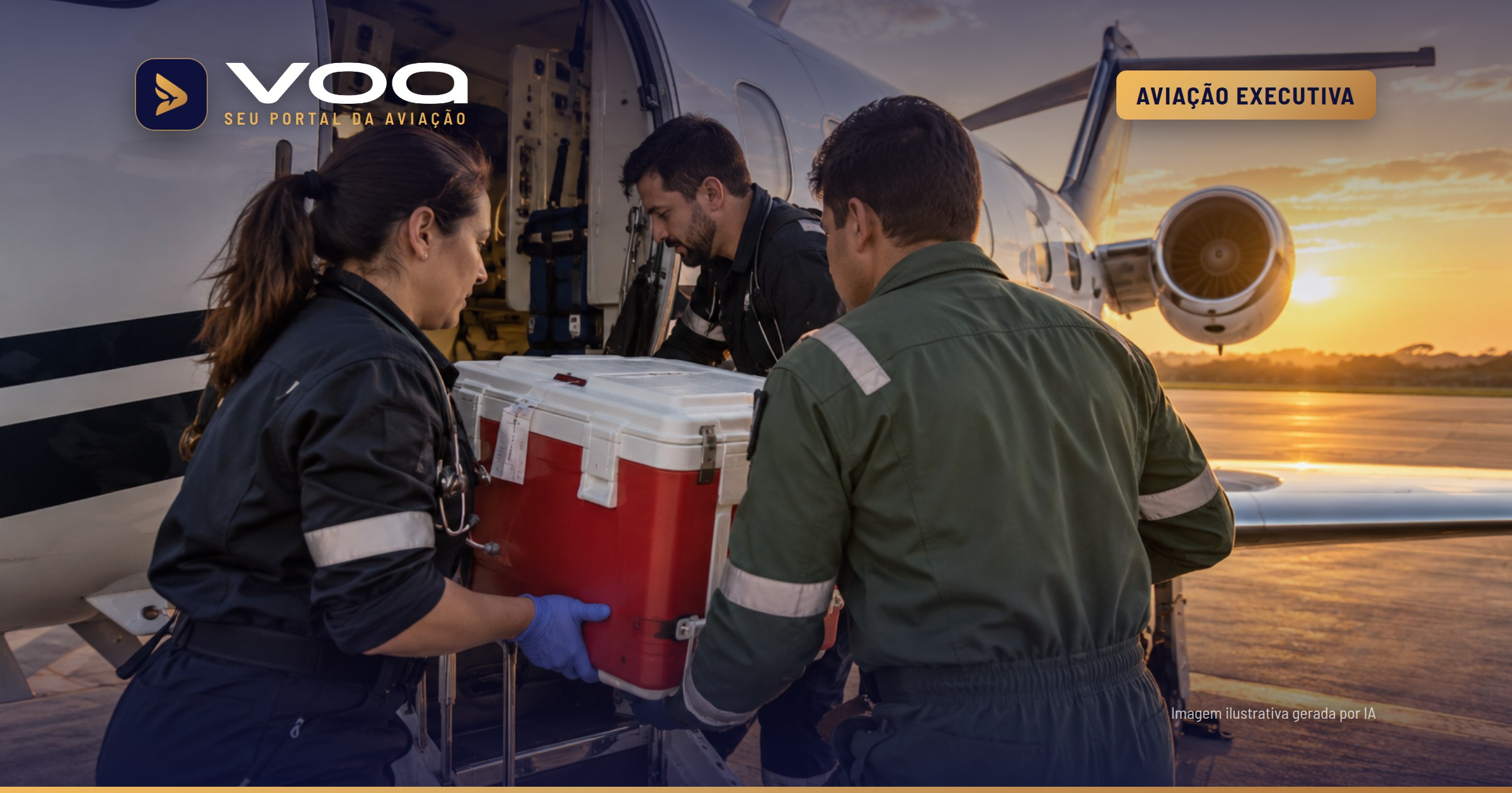 Dias após vendaval, Aeroporto de Toledo faz voo com órgãos para transplante