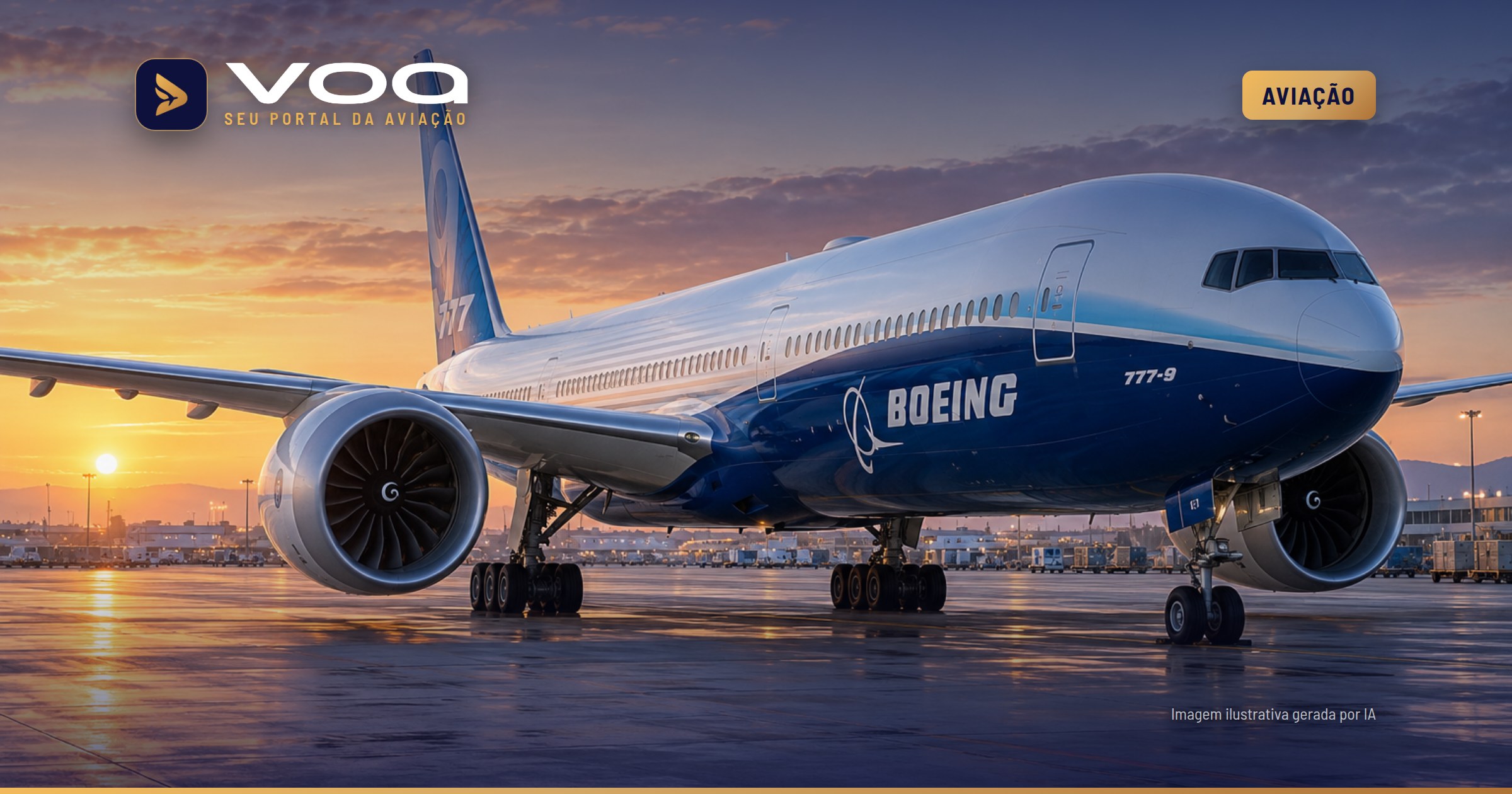 Boeing tem cinco frentes até entregar o primeiro 777-9 à Lufthansa