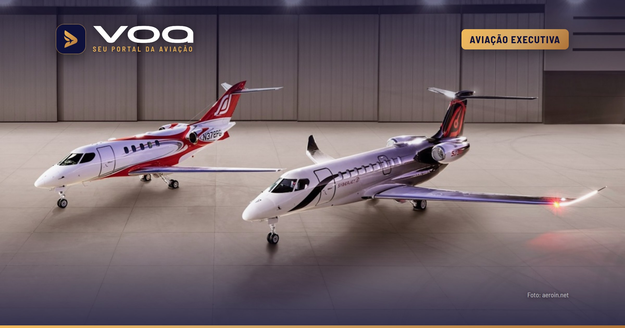 SyberJet abre reservas dos jatos SJ34 e SJ36, previstos até 2032