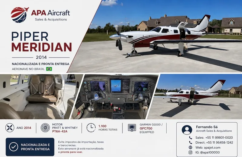 Piper Meridian ano 2014