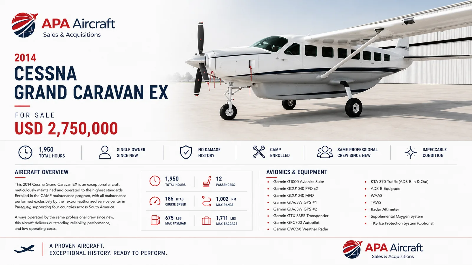 Cessna Grand Caravan EX 2014 — foto 1